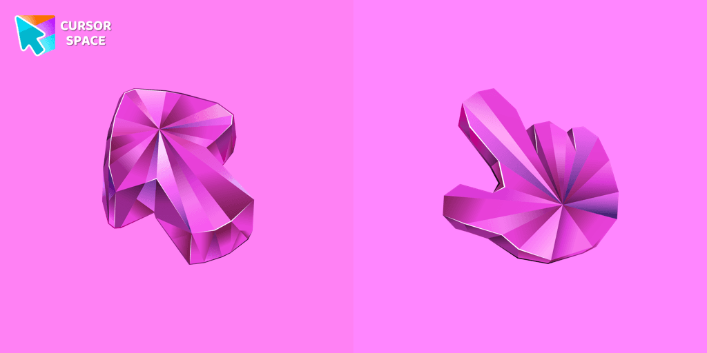 Pink Sapphire Texture cursor cursor pack